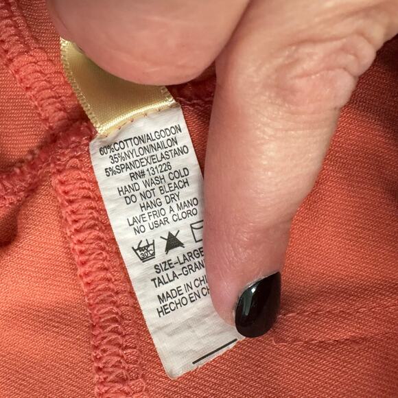 Lara Fashion Pull On Jean Leggings Jeggings Women's Size Large Spandex Blend - Picture 6 of 6